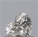 Natural Diamond 0.33 Carats, Heart with  Cut, F Color, VVS2 Clarity and Certified by GIA