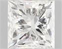 Natural Diamond 1.02 Carats, Princess with  Cut, H Color, I1 Clarity and Certified by GIA