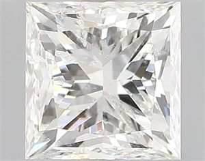 Picture of Natural Diamond 1.02 Carats, Princess with  Cut, H Color, I1 Clarity and Certified by GIA