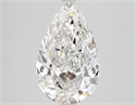 Diamante Natural 2.04 quilates, De pera , Color F, claridad IF y certificado GIA