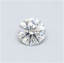 Diamante Natural 0.40 quilates, Redondo , Color H, claridad SI2 y certificado GIA