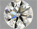 Natural Diamond 0.90 Carats, Round with Very Good Cut, M Color, SI1 Clarity and Certified by GIA