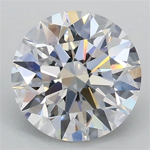 Picture of Lab Grown Diamond 1.09 Carats, Round with Ideal Cut, D Color, VS1 Clarity and Certified by IGI