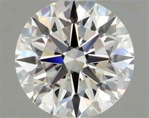 Picture of Natural Diamond 0.43 Carats, Round with Excellent Cut, H Color, VVS1 Clarity and Certified by GIA