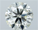 Diamante Natural 3.09 quilates, Redondo , Color J, claridad SI1 y certificado IGI