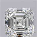 Natural Diamond 2.01 Carats, Asscher with  Cut, H Color, VS2 Clarity and Certified by GIA