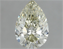 Natural Diamond 1.10 Carats, Pear with  Cut, L Color, VVS2 Clarity and Certified by IGI
