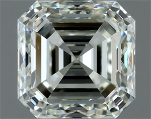 Picture of Natural Diamond 1.00 Carats, Asscher with  Cut, I Color, VVS2 Clarity and Certified by IGI