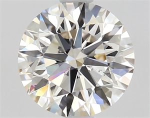 Picture of Natural Diamond 1.08 Carats, Round with Excellent Cut, I Color, VS2 Clarity and Certified by GIA