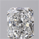 Natural Diamond 1.00 Carats, Radiant with  Cut, F Color, VS2 Clarity and Certified by GIA