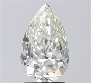 Picture of Natural Diamond 1.70 Carats, Pear with  Cut, K Color, VS2 Clarity and Certified by IGI