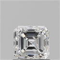 Natural Diamond 0.90 Carats, Asscher with  Cut, E Color, VS2 Clarity and Certified by GIA