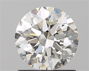 Picture of Natural Diamond 1.06 Carats, Round with Excellent Cut, I Color, VVS1 Clarity and Certified by GIA