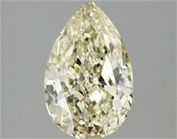 Picture of Lab Grown Diamond 2.01 Carats, Pear with  Cut, Fancy Intense Yellow Color, VS1 Clarity and Certified by IGI