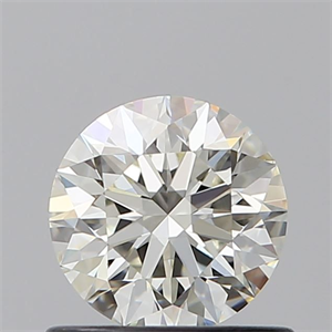 Picture of Natural Diamond 0.70 Carats, Round with Excellent Cut, K Color, VS1 Clarity and Certified by GIA