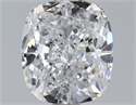 Diamante Natural 0.91 quilates, Del cojín , Color D, claridad SI1 y certificado GIA