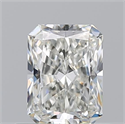 Natural Diamond 0.70 Carats, Radiant with  Cut, I Color, VS1 Clarity and Certified by GIA
