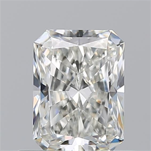 Picture of Natural Diamond 0.70 Carats, Radiant with  Cut, I Color, VS1 Clarity and Certified by GIA