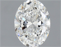Diamante Natural 0.70 quilates, Ovalado , Color F, claridad VS1 y certificado GIA