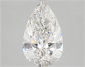 Diamante Natural 3.01 quilates, De pera , Color E, claridad SI2 y certificado IGI