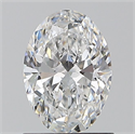 Diamante Natural 1.01 quilates, Ovalado , Color E, claridad SI1 y certificado GIA