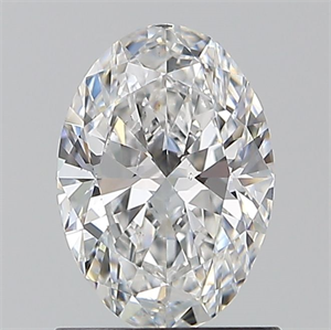Foto Diamante Natural 1.01 quilates, Ovalado , Color E, claridad SI1 y certificado GIA de