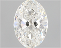 Diamante Natural 0.43 quilates, Ovalado , Color G, claridad SI2 y certificado GIA