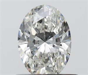 Picture of Natural Diamond 0.51 Carats, Oval with  Cut, H Color, VVS1 Clarity and Certified by IGI