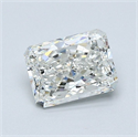 Natural Diamond 1.01 Carats, Radiant with  Cut, I Color, VS1 Clarity and Certified by GIA