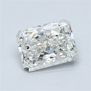 Foto Diamante Natural 1.01 quilates, Radiante , Color I, claridad VS1 y certificado GIA de