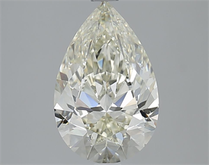 Foto Diamante Natural 3.01 quilates, De pera , Color K, claridad SI1 y certificado IGI de