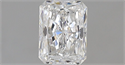 Natural Diamond 0.70 Carats, Radiant with  Cut, E Color, IF Clarity and Certified by GIA