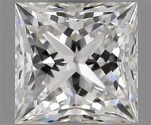Picture of Natural Diamond 1.01 Carats, Princess with  Cut, G Color, VVS2 Clarity and Certified by GIA