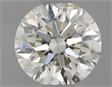 Natural Diamond 0.50 Carats, Round with Excellent Cut, I Color, SI1 Clarity and Certified by IGI