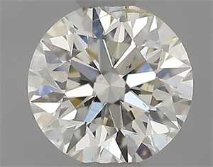 Picture of Natural Diamond 0.50 Carats, Round with Excellent Cut, I Color, SI1 Clarity and Certified by IGI