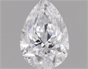 Diamante Natural 0.50 quilates, De pera , Color D, claridad VVS2 y certificado GIA