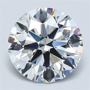 Foto Diamante Natural 2.26 quilates, Redondo , Color F, claridad VS1 y certificado GIA de