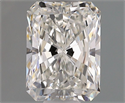Natural Diamond 1.20 Carats, Radiant with  Cut, H Color, VVS2 Clarity and Certified by GIA