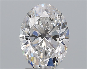 Foto Diamante Natural 2.01 quilates, Ovalado , Color E, claridad SI1 y certificado GIA de