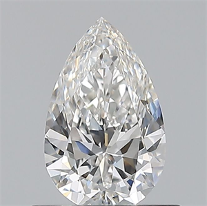 Picture of Natural Diamond 0.61 Carats, Pear with  Cut, F Color, VS1 Clarity and Certified by GIA