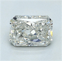Natural Diamond 1.30 Carats, Radiant with  Cut, J Color, SI1 Clarity and Certified by GIA