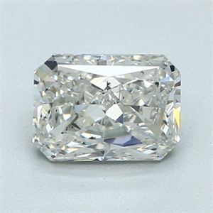 Picture of Natural Diamond 1.30 Carats, Radiant with  Cut, J Color, SI1 Clarity and Certified by GIA
