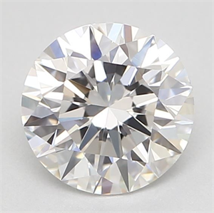 Foto Diamante Natural 0.56 quilates, Redondo , Color E, claridad IF y certificado GIA de