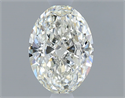 Natural Diamond 0.70 Carats, Oval with  Cut, I Color, SI1 Clarity and Certified by GIA