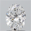 Natural Diamond 1.01 Carats, Oval with  Cut, D Color, VS1 Clarity and Certified by GIA