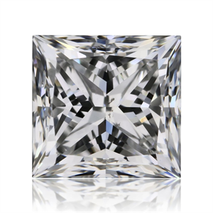 Picture of Natural Diamond 0.70 Carats, Princess with  Cut, D Color, SI1 Clarity and Certified by GIA