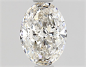 Natural Diamond 0.70 Carats, Oval with  Cut, G Color, VVS1 Clarity and Certified by GIA