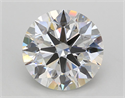 Lab Grown Diamond 4.02 Carats, Round with Excellent Cut, G Color, VS1 Clarity and Certified by GIA