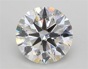 Picture of Lab Grown Diamond 4.02 Carats, Round with Excellent Cut, G Color, VS1 Clarity and Certified by GIA