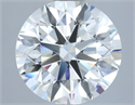 Natural Diamond 2.70 Carats, Round with Excellent Cut, I Color, VVS1 Clarity and Certified by IGI
